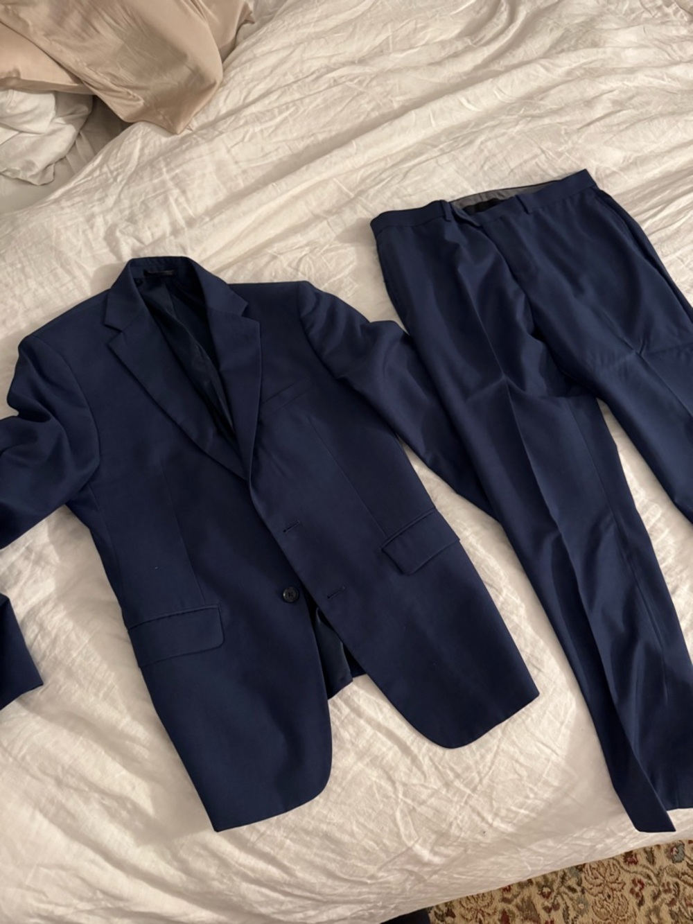 Calvin Klein Men's Navy Suit Jacket & Pants